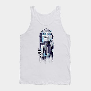 George Washington Glitch Pop Art Tank Top